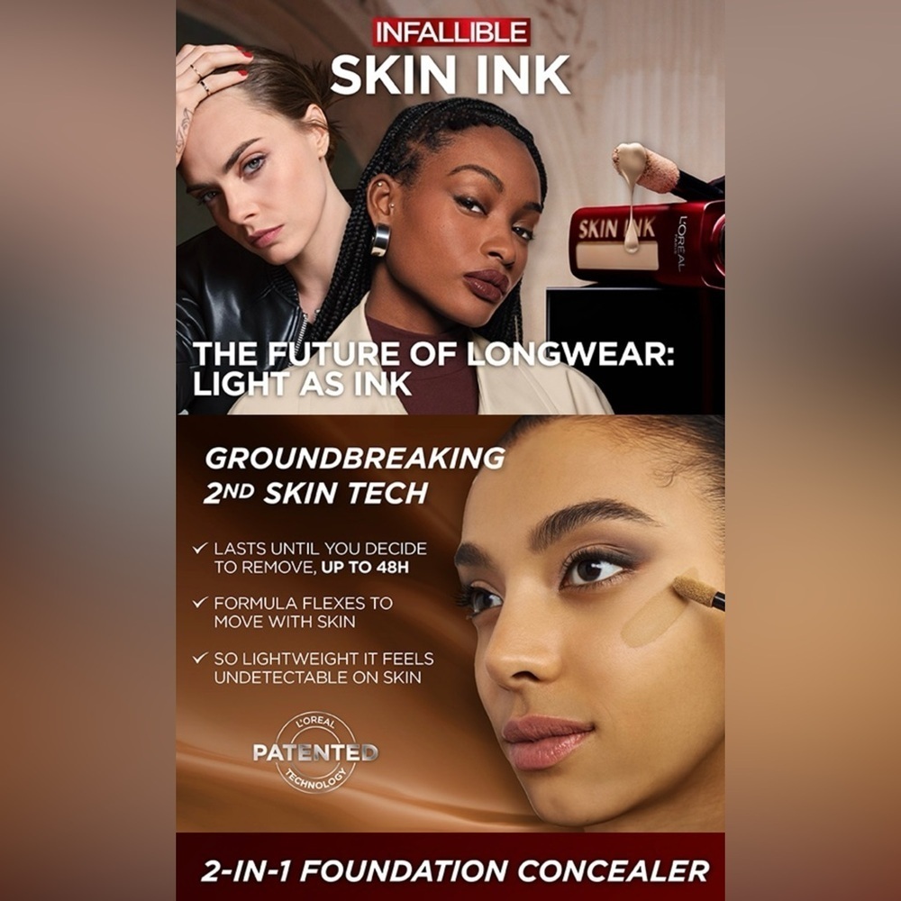 2 for $30 🆕L'Oreal Skin Ink Concealer - Light Tan